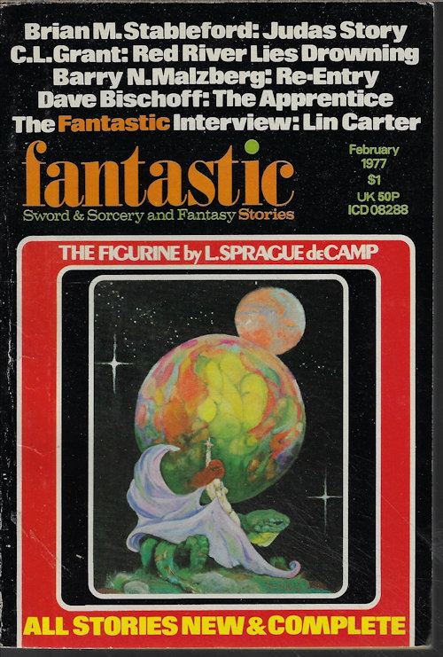 FANTASTIC Sword & Sorcery and Fantasy Stories: February, Feb. 1977