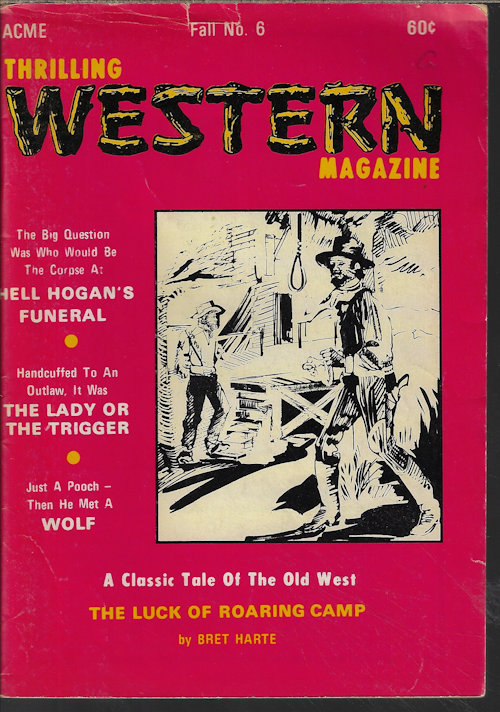 THRILLING WESTERN Stories: Fall 1970, No. 6