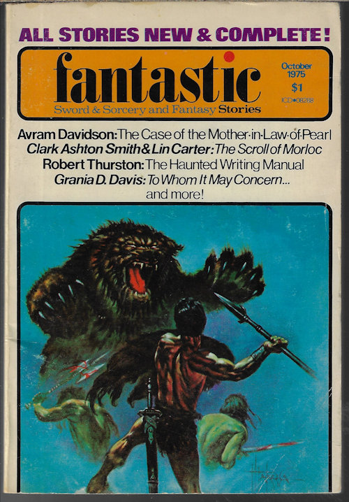 Image for FANTASTIC Stories: October, Oct. 1975 FANTASTIC Stories: October, Oct. 1975