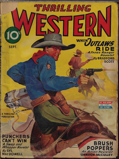 THRILLING WESTERN: September, Sept. 1945