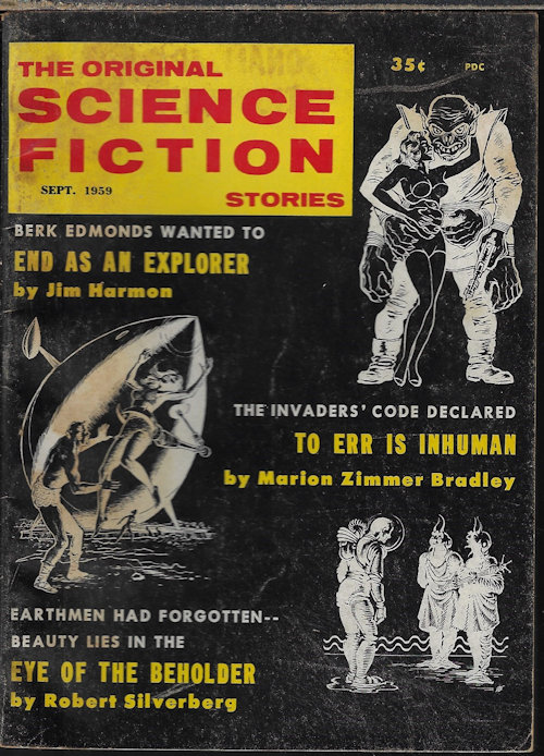Image for The Original SCIENCE FICTION Stories: September, Sept. 1959 The Original SCIENCE FICTION Stories: September, Sept. 1959