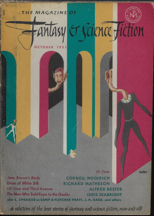 The Magazine of FANTASY AND SCIENCE FICTION (F&SF): October, Oct. 1951