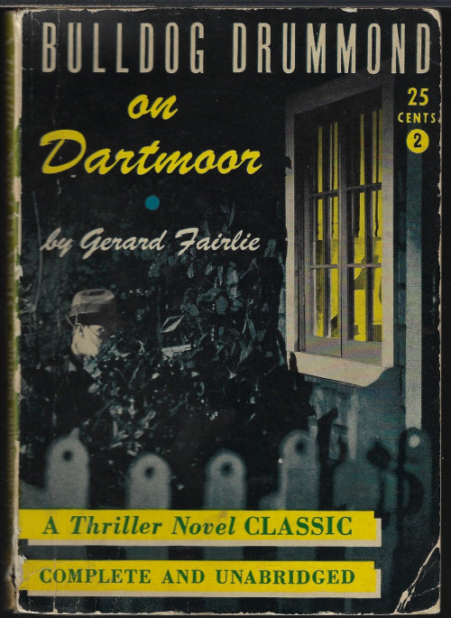 BULLDOG DRUMMOND ON DARTMOOR; A Thriller Novel Classic No. 2