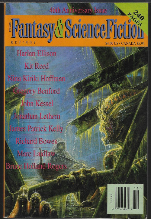 The Magazine of FANTASY AND SCIENCE FICTION (F&SF): October, Oct. / November, Nov. 1995