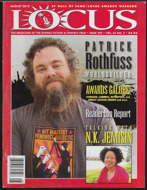 LOCUS the Newspaper of the Science Fiction Field: #595, August, Aug. 2010