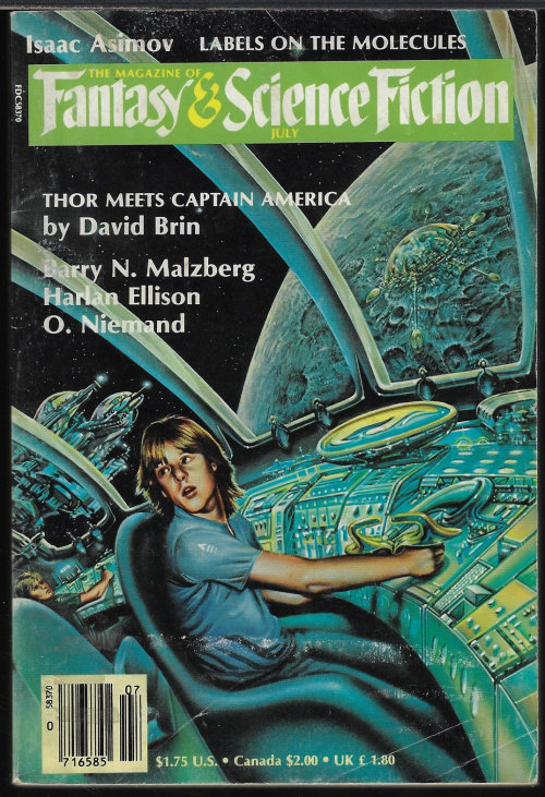 The Magazine of FANTASY AND SCIENCE FICTION (F&SF): July 1986