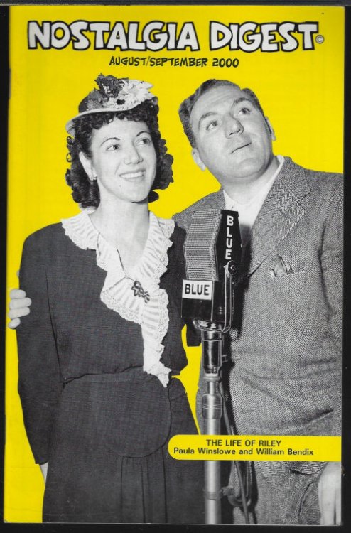 NOSTALGIA DIGEST and Radio Guide, Chuck Schaden's. . .: August, Aug. / September, Sept. 2000