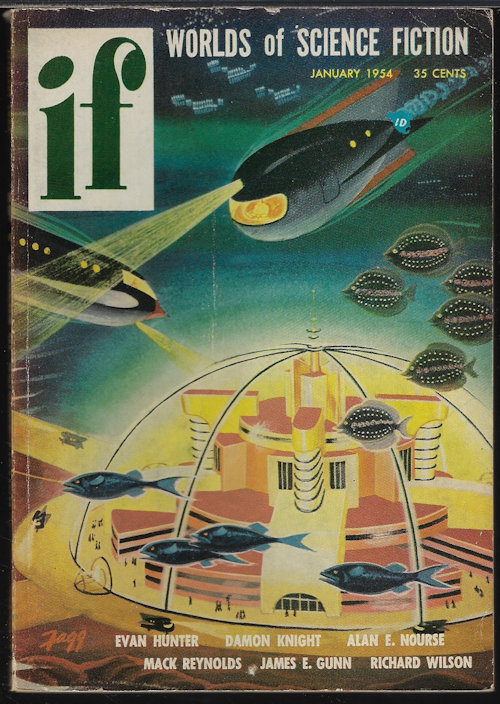 IF; Worlds of Science Fiction: January, Jan. 1954
