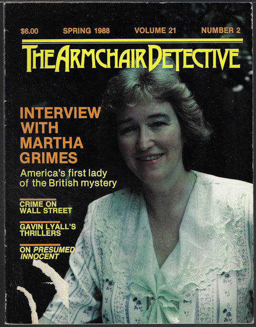 THE ARMCHAIR DETECTIVE: Spring 1988