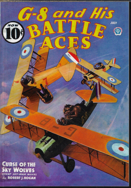 G-8 AND HAS BATTLE ACES: July 1936 (reprint)(
