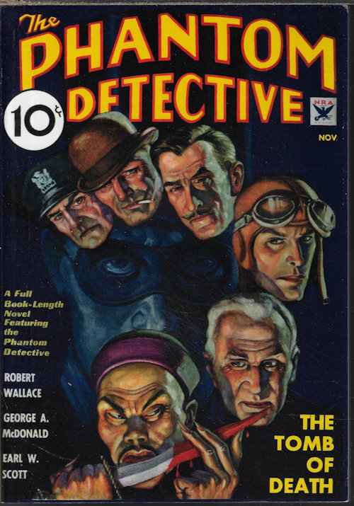 THE PHANTOM DETECTIVE: November, Nov. 1934 (replica)(The Tomb of Death)