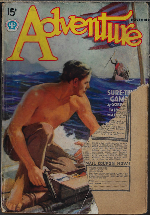 ADVENTURE: November, Nov. 1937 (