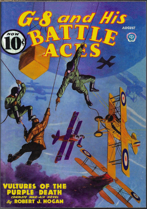 G-8 AND HAS BATTLE ACES: August, Aug. 1936 (reprint)(