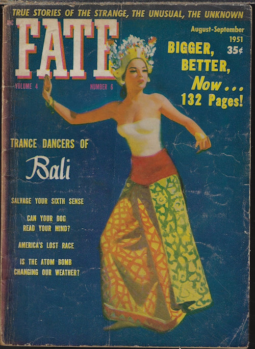 Image for FATE: August, Aug. - September, Sept. 1951 FATE: August, Aug. - September, Sept. 1951