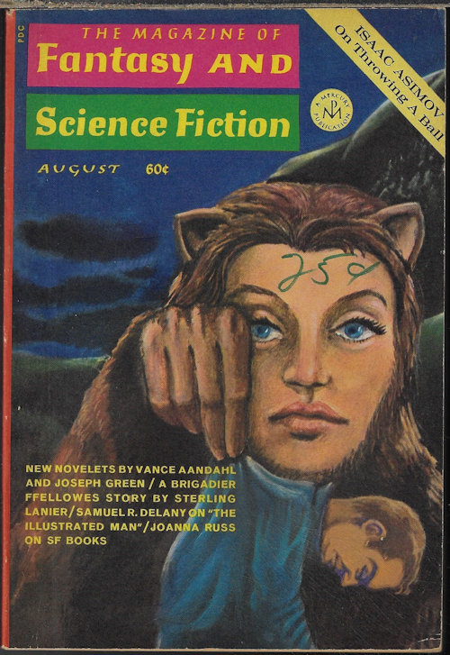 The Magazine of FANTASY AND SCIENCE FICTION (F&SF): August, Aug. 1969
