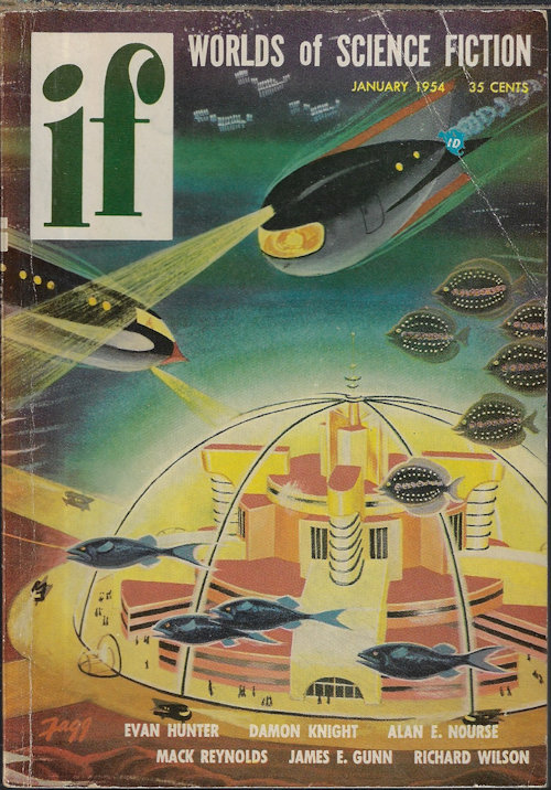 IF; Worlds of Science Fiction: January, Jan. 1954
