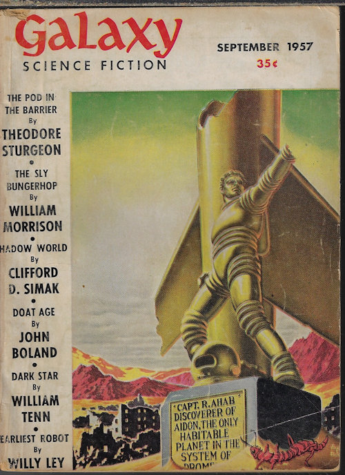 Image for GALAXY Science Fiction: September, Sept. 1957 GALAXY Science Fiction: September, Sept. 1957
