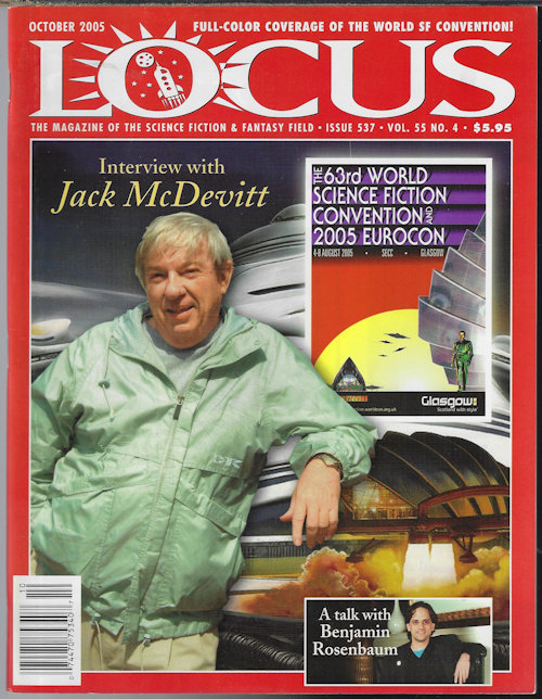 Image for LOCUS the Newspaper of the Science Fiction Field: #537, October, Oct. 2005 LOCUS the Newspaper of the Science Fiction Field: #537, October, Oct. 2005