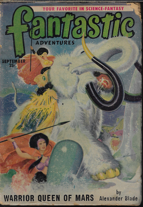 FANTASTIC ADVENTURES: September, Sept. 1950