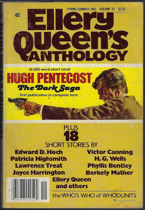ELLERY QUEEN'S ANTHOLOGY: Spring - Summer 1981, Volume 41
