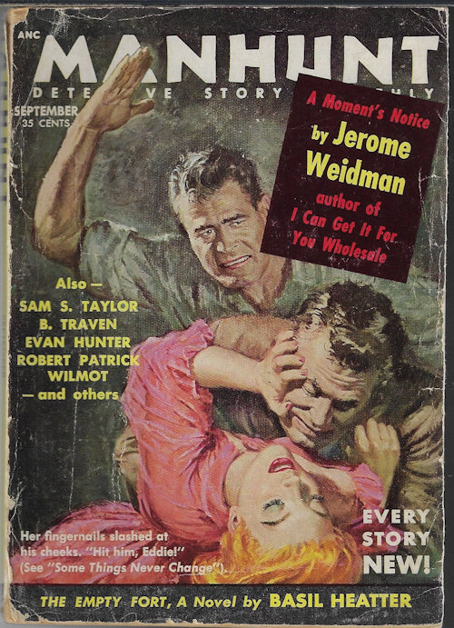 MANHUNT Detective Story Monthly: September, Sept. 1954