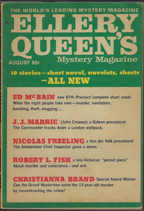 ELLERY QUEEN'S Mystery Magazine: August, Aug. 1970