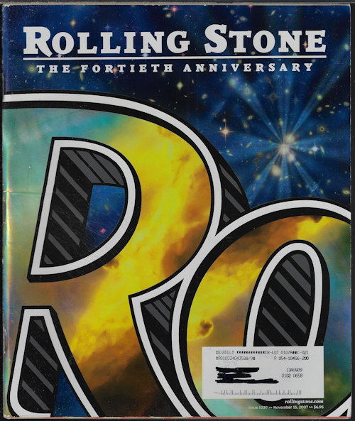 ROLLING STONE: #1039; November, Nov. 15, 2007 The Fortieth Anniversay (40th)