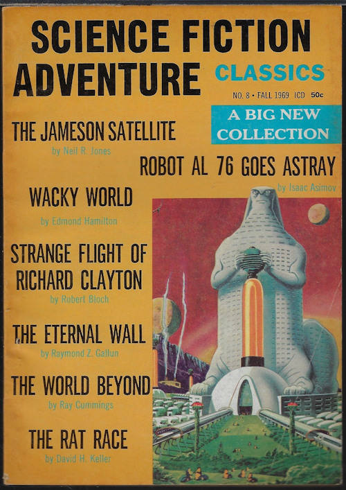 SCIENCE FICTION ADVENTURE CLASSICS: No. 8, Fall 1969