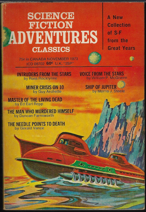 SCIENCE FICTION ADVENTURES CLASSICS: November, Nov. 1973
