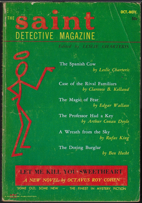 THE SAINT Detective Magazine: October, Oct. - November, Nov. 1953