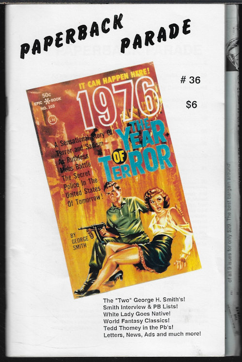 PAPERBACK PARADE #36, October, Oct. 1993