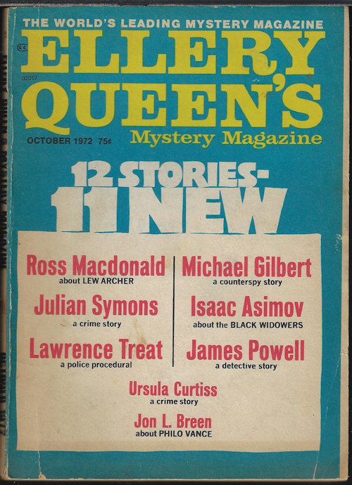 ELLERY QUEEN'S Mystery Magazine: October, Oct. 1972