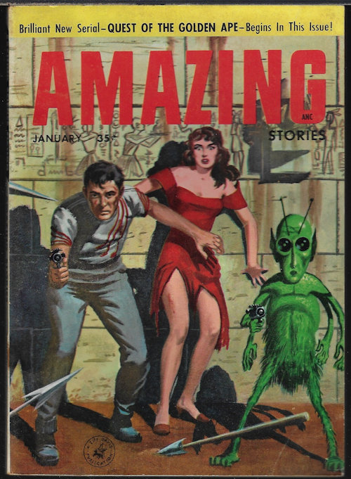 AMAZING Stories: January, Jan. 1957