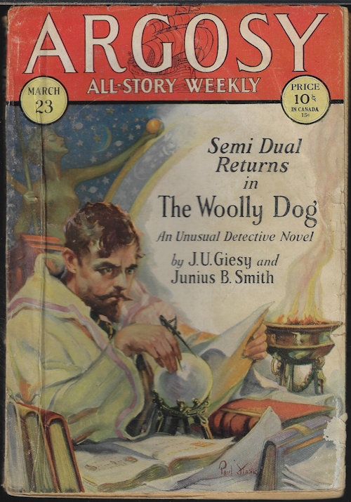 ARGOSY All-Story Weekly: March, Mar. 23, 1929 (Semi Dual; The Saga of Silver Bend; Asoka's Alibi; The Sea Girl)