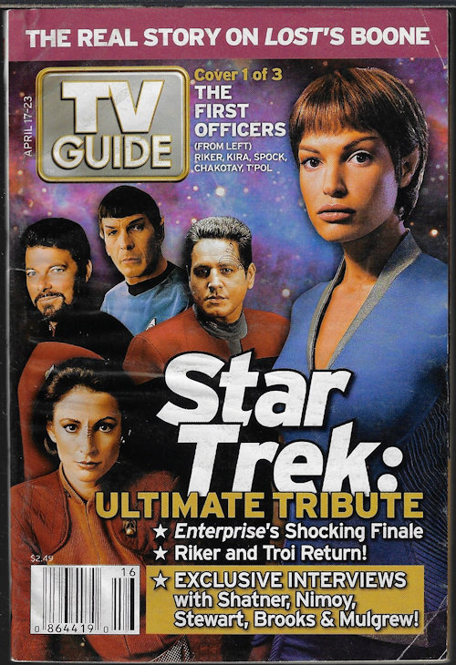 TV GUIDE: April, Apr. 17-23, 2005 (Star Trek: Ultimate Tribute)
