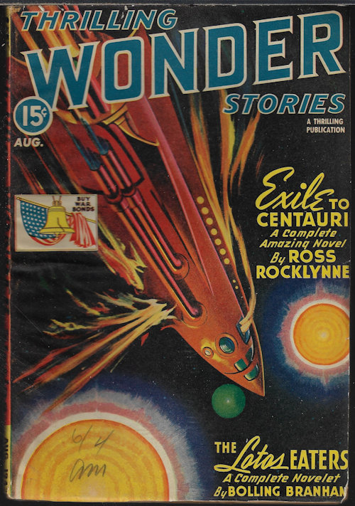 THRILLING WONDER Stories: August, Aug. 1943
