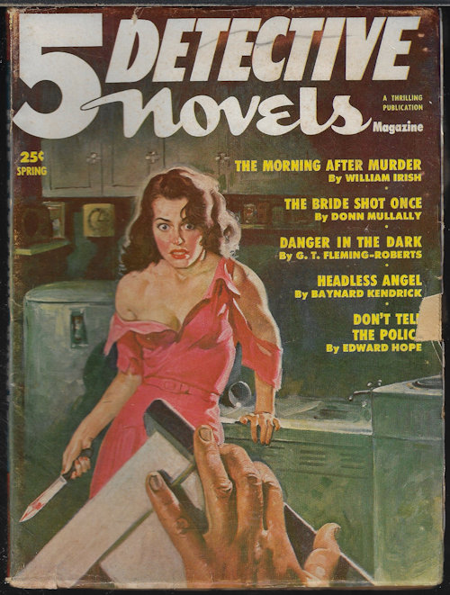 5 DETECTIVE NOVELS Magazine: Spring 1952