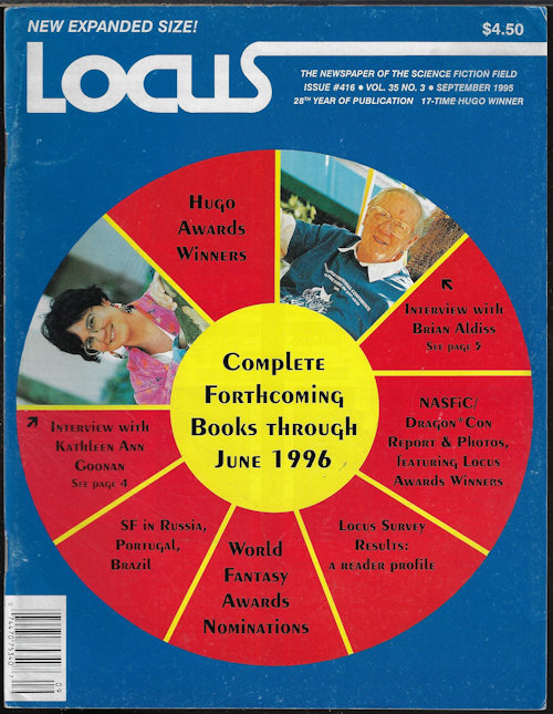 LOCUS the Newspaper of the Science Fiction Field: #416, September, Sept. 1995