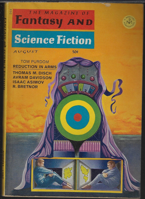 Image for The Magazine of FANTASY AND SCIENCE FICTION (F&SF): August, Aug. 1967 The Magazine of FANTASY AND SCIENCE FICTION (F&SF): August, Aug. 1967