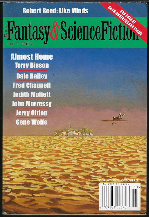 The Magazine of FANTASY AND SCIENCE FICTION (F&SF): October, Oct. - November, Nov. 2003