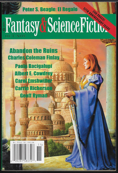 The Magazine of FANTASY AND SCIENCE FICTION (F&SF): October, Oct. / November, Nov. 2006