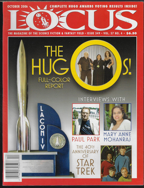 Image for LOCUS the Newspaper of the Science Fiction Field: #549, October, Oct. 2006 LOCUS the Newspaper of the Science Fiction Field: #549, October, Oct. 2006