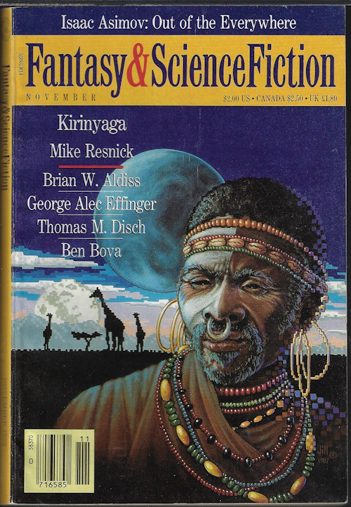 The Magazine of FANTASY AND SCIENCE FICTION (F&SF): November, Nov. 1988