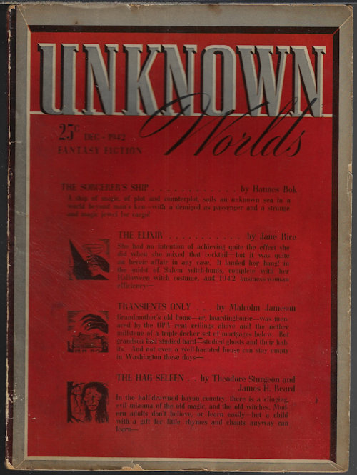 UNKNOWN Worlds: December, Dec. 1942 (