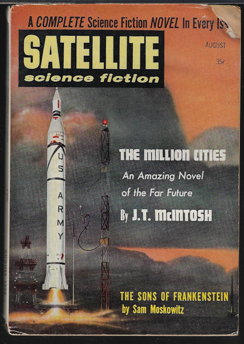 SATELLITE Science Fiction: August, Aug. 1958 (