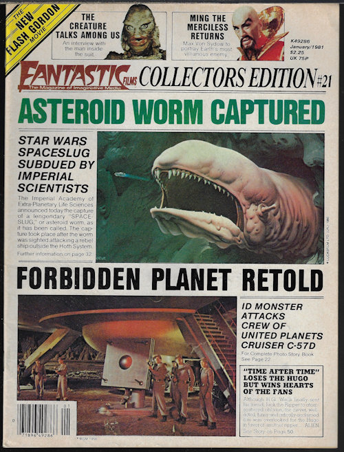 FANTASTIC FILMS: #21; January, Jan. 1981 (Forbidden Planet, Star Wars, Flash Gordon, and more)