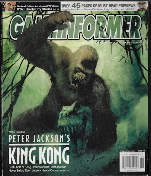 GAMEINFORMER (Game Informer): August, Aug. 2005, No. 148 (King Kong)