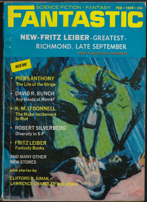 FANTASTIC Science Fiction - Fantasy: February, Feb. 1969