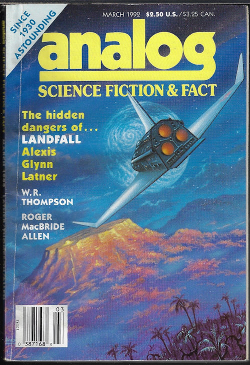 ANALOG Science Fiction/ Science Fact: March, Mar. 1992 (
