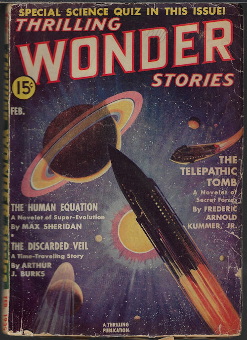 THRILLING WONDER Stories: February, Feb. 1939